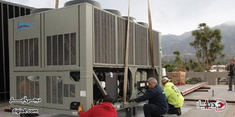 نکات ایمنی هنگام استفاده و سرویس چیلر